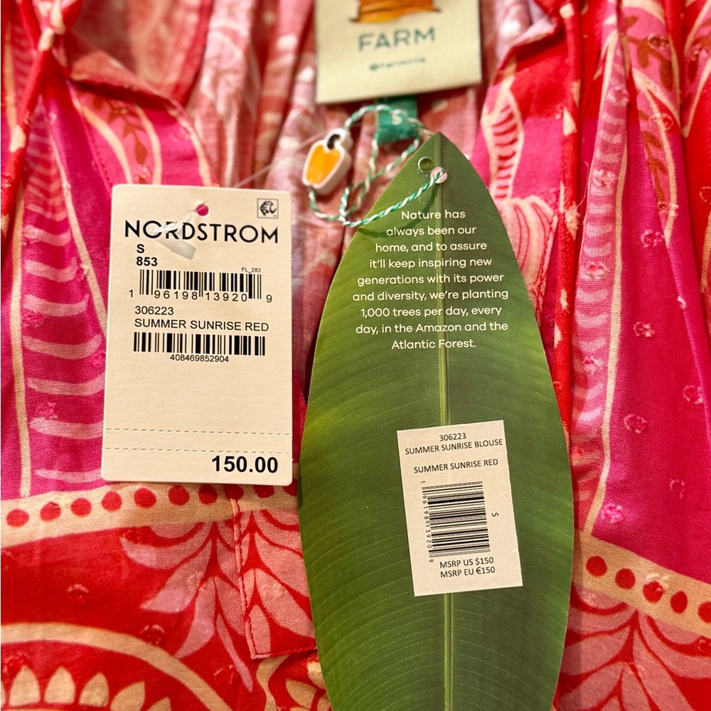 Farm Rio summer sunrise boho blouse - Picture 5 of 9